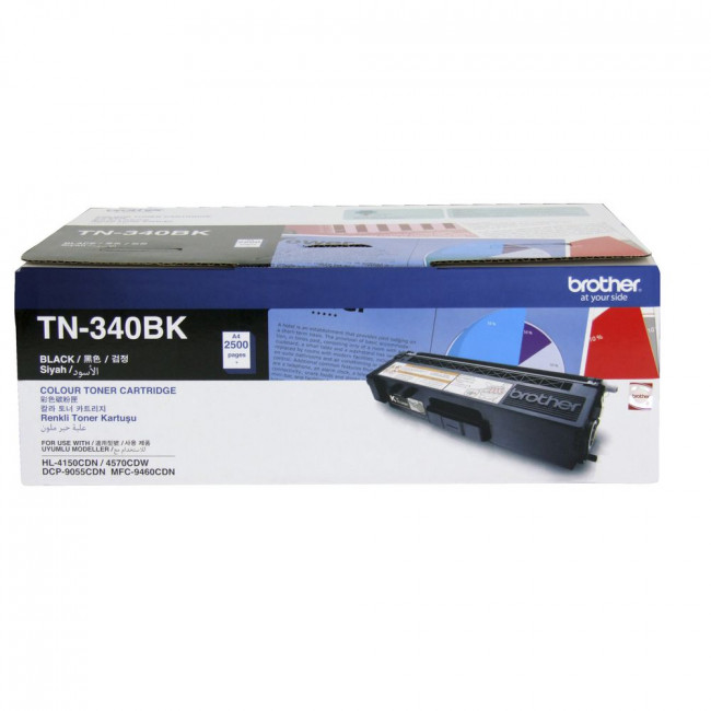 Brother TN-340BK Toner Cartridge - Black